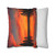 Sunset Over Tranquil Lake - Square Poly Canvas Pillowcase
