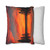 Sunset Over Tranquil Lake - Square Poly Canvas Pillowcase