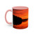 Sunset Over Tranquil Lake - Accent Coffee Mug (11, 15oz)