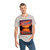 Sunset Over Tranquil Lake - Men's Jersey Curved Hem Tee