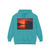 Sunset Over Tranquil Lake - Unisex Garment-Dyed Hoodie