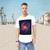 Celestial Kaleidoscope - Men's Jersey Curved Hem Tee