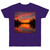 Sunset Over Tranquil Lake - Single Jersey T-shirt
