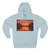 Sunset Over Tranquil Lake - Three-Panel Fleece Hoodie