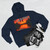 Sunset Over Tranquil Lake - Three-Panel Fleece Hoodie