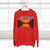 Sunset Over Tranquil Lake - Three-Panel Fleece Hoodie