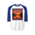 Sunset Over Tranquil Lake - Unisex Three-Quarter Sleeve Raglan Shirt