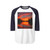 Sunset Over Tranquil Lake - Unisex Three-Quarter Sleeve Raglan Shirt