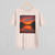 Sunset Over Tranquil Lake - Unisex Deluxe T-shirt 