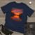 Sunset Over Tranquil Lake - Unisex Deluxe T-shirt 