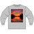Sunset Over Tranquil Lake - Unisex Long Sleeve T-Shirt