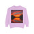 Sunset Over Tranquil Lake - Unisex Garment-Dyed Sweatshirt