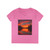 Sunset Over Tranquil Lake - Ladies' V-Neck T-Shirt
