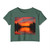 Sunset Over Tranquil Lake - Women's Festival Crop Top
