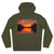 Sunset Over Tranquil Lake - King Hooded Sweatshirt