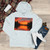 Sunset Over Tranquil Lake - King Hooded Sweatshirt