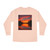 Sunset Over Tranquil Lake - Long Sleeve Crewneck Tee