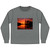Sunset Over Tranquil Lake - Men's Long Sleeve Tee