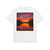 Sunset Over Tranquil Lake - Unisex Heavy Oversize Tee
