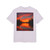 Sunset Over Tranquil Lake - Unisex Heavy Oversize Tee