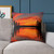 Sunset Over Tranquil Lake - Square Poly Canvas Pillow
