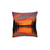 Sunset Over Tranquil Lake - Square Pillow