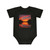 Sunset Over Tranquil Lake - Baby Short Sleeve Bodysuit