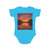 Sunset Over Tranquil Lake - Short Sleeve Baby Bodysuit