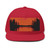 Sunset Over Tranquil Lake - Flat Bill Cap (Embroidery)