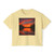 Sunset Over Tranquil Lake - Women's Boxy Tee