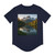 Mountain Reflections - Men's Jersey Curved Hem Tee