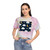 Celestial Night Whispers - Women's Tie-Dye Crop Tee