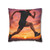Mountain Trail Conqueror - Square Poly Canvas Pillowcase