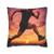 Mountain Trail Conqueror - Square Poly Canvas Pillowcase