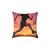Mountain Trail Conqueror - Square Poly Canvas Pillow