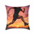 Mountain Trail Conqueror - Square Poly Canvas Pillow