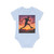 Mountain Trail Conqueror - Baby Organic Short Sleeve Bodysuit