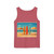 Retro Beach Vibes - Unisex Garment-Dyed Tank Top