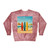 Retro Beach Vibes - Unisex Color Blast Crewneck Sweatshirt