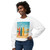 Retro Beach Vibes - Unisex Lightweight Crewneck Sweatshirt