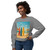 Retro Beach Vibes - Unisex Lightweight Crewneck Sweatshirt