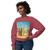 Retro Beach Vibes - Unisex Lightweight Crewneck Sweatshirt