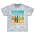Retro Beach Vibes - Unisex Tie Dye Cotton Tee