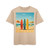 Retro Beach Vibes - Men's Acid Washed Heavy Oversize Tee