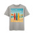 Retro Beach Vibes - Men's Acid Washed Heavy Oversize Tee