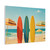 Retro Beach Vibes - Matte Canvas, Stretched, 1.25"