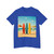 Retro Beach Vibes - USA-Made Unisex Short-Sleeve Jersey T-Shirt
