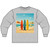 Retro Beach Vibes - Unisex Long Sleeve T-Shirt