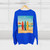 Retro Beach Vibes - Unisex Crewneck Sweatshirt