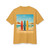 Retro Beach Vibes - Unisex Garment-Dyed Heavyweight Cotton Tee